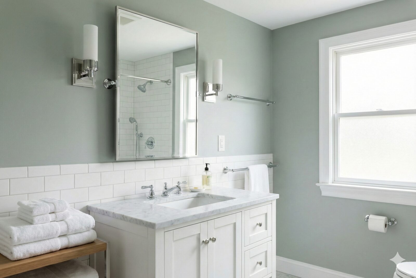 Bathroom painting in Madison, CT