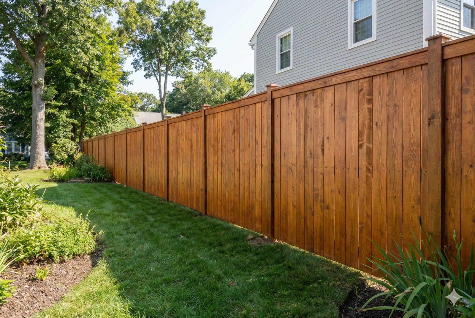 Fence staining in Norwalk CT