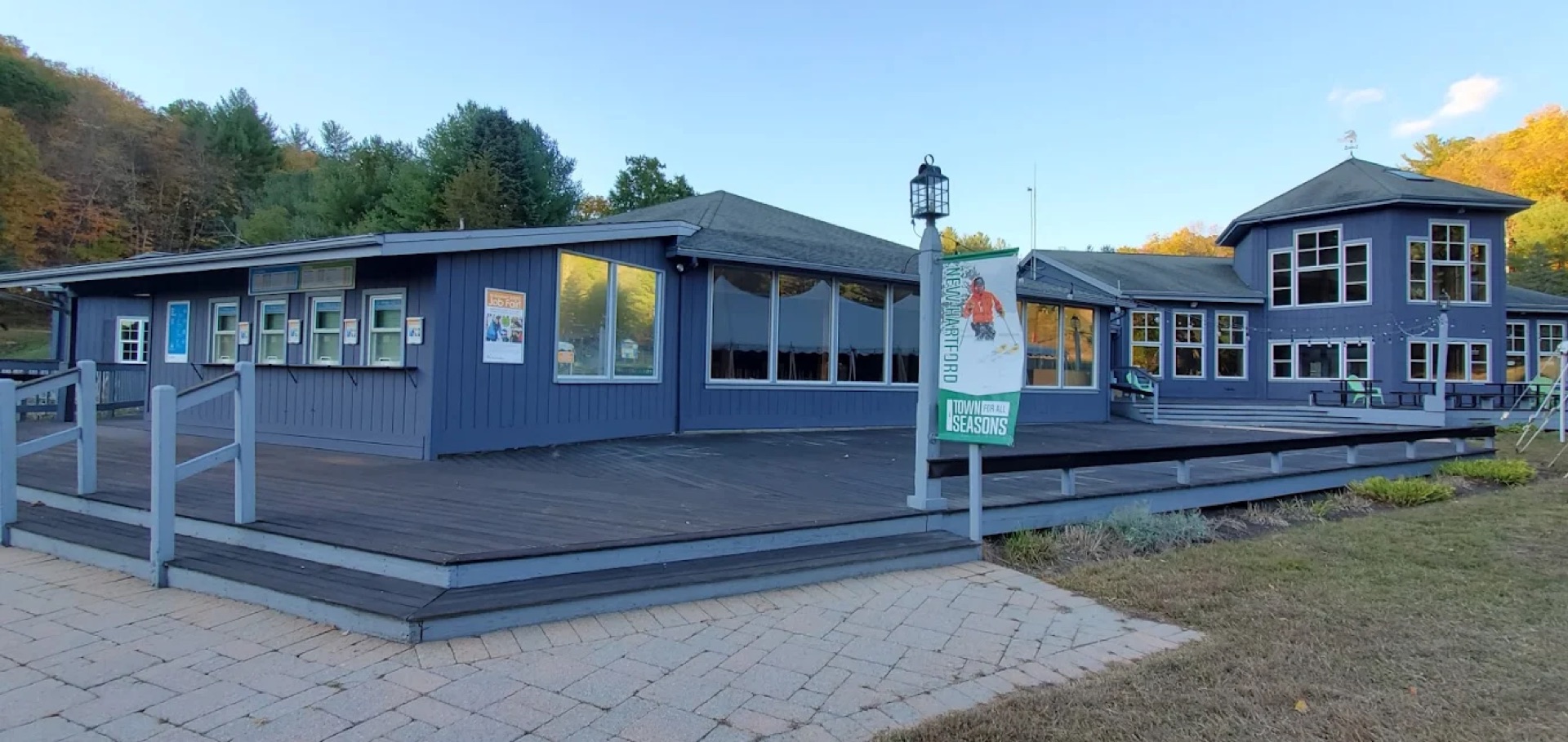 Commercial painting - New Hartford community building Connecticut