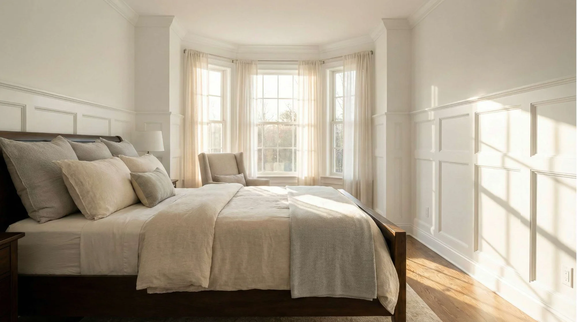 Elegant interior painting by KM&M Enterprises in Connecticut